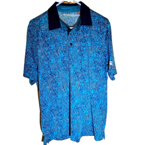 Hawke and Co blue performance shirt. Size Medium men’s.